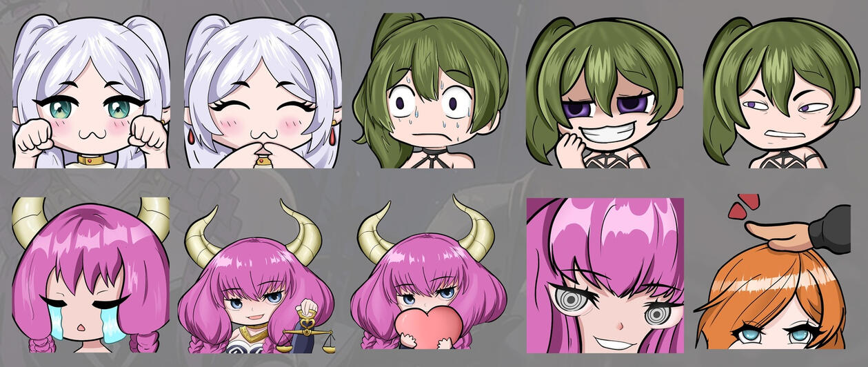 Chibi emotes